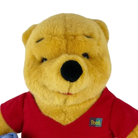 Mattel Disney Winnie the Pooh 12" Plush Stuffed Animal Vintage 1994 Honey Pot - Picture 2 of 6